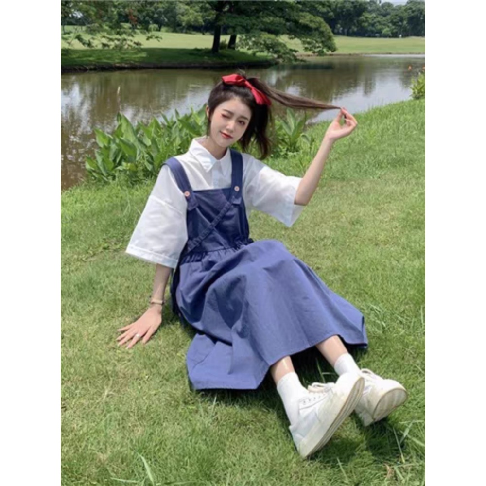 미녀와 순정남 31회 한수아 원피스 민소매 공마리 패셔너블 멜빵 의상 옷 패션 - 상세 이미지 3