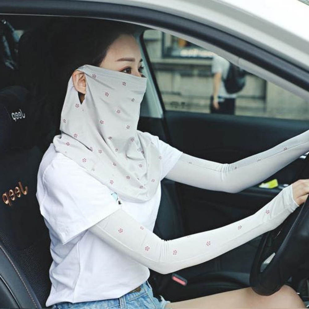 차량용팔토시 시원한 헐렁한운전 레이스 쿨토시 이미지 6