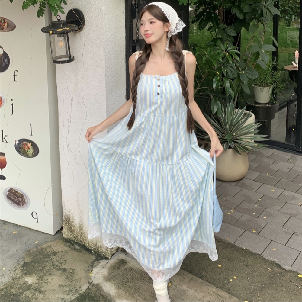 라디오스타 873회 승희 스트라이프 원피스 스퀘어넥 줄무늬 의상 옷 패션 - 상세 이미지 2