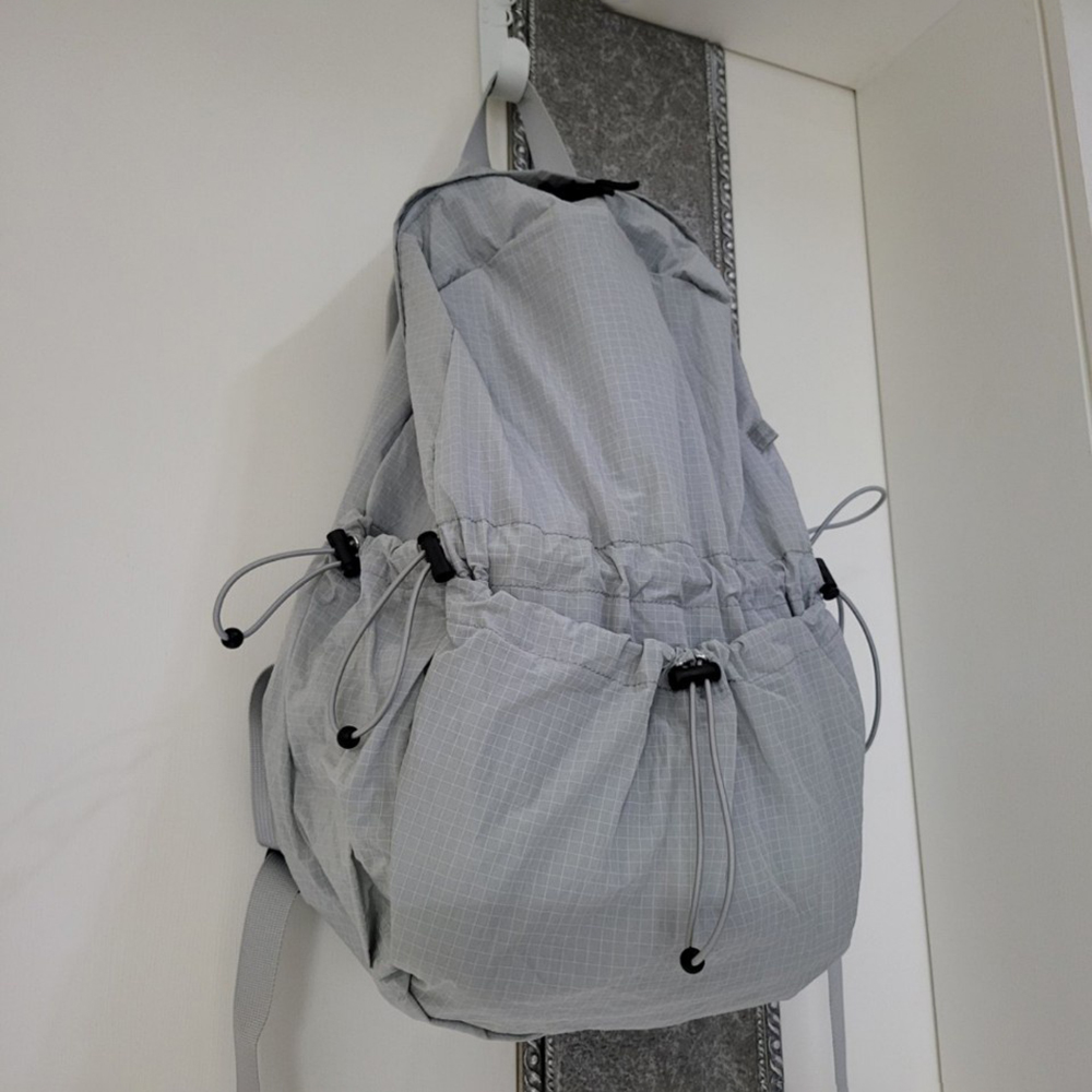 대학생백팩 나일론 에어리 스트링셔링백팩 데일리 백팩