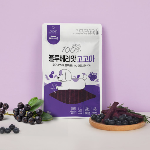 고고마 강아지 과일 고구마 간식 코코넛, 75g, 1개 - 상세 이미지 4