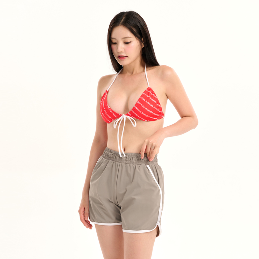 위크나인 보드숏 수영장 여자 비치웨어 수영복 반바지 버디팬츠 - 상세 이미지 4
