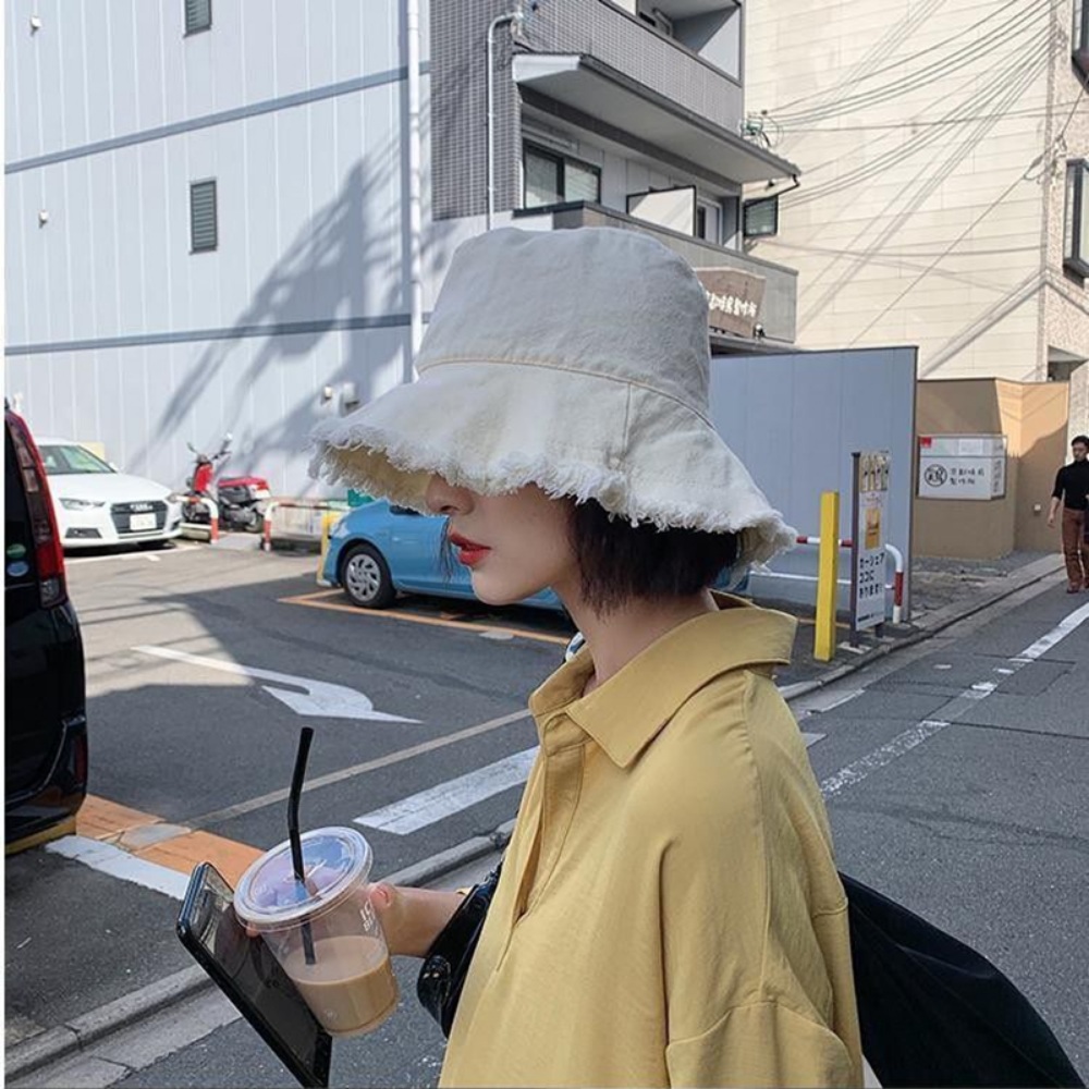 놀아주는 여자 7회 고은하 한선화 버킷햇 모자 자외선 차단 넓은 챙 의상 옷 패션 - 상품 이미지