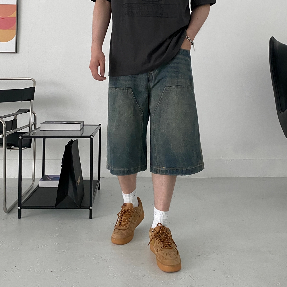 워크버뮤다 카펜터버뮤다 남자버뮤다반바지 - 상세 이미지 4