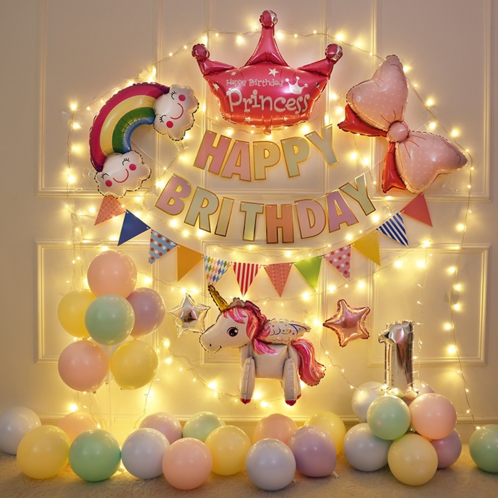 아이 생일파티 고급 풍선 세트 - 상세 이미지 5