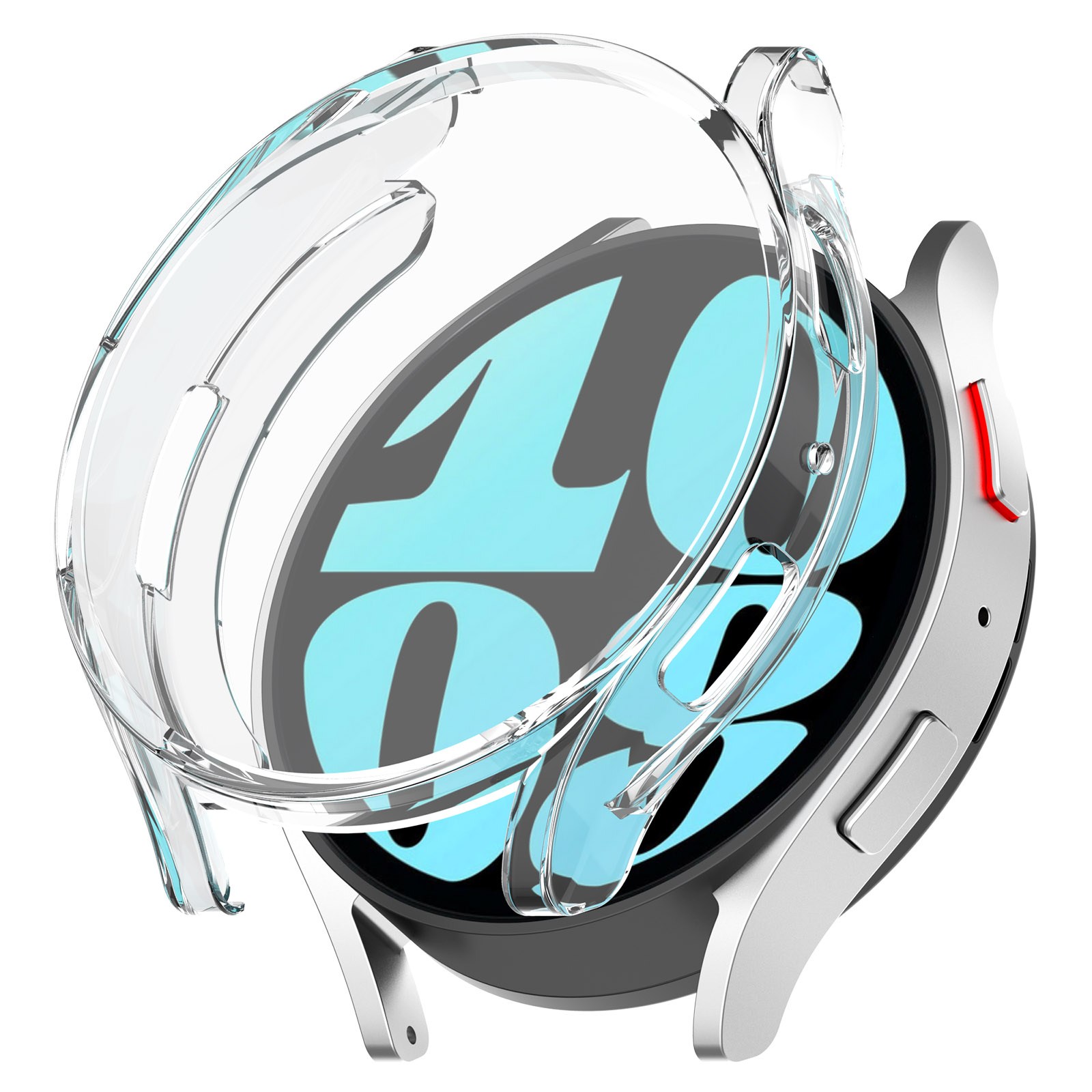 갤럭시워치7 실리콘 풀커버 케이스 커버 보호 호환 40mm - 상세 이미지 3