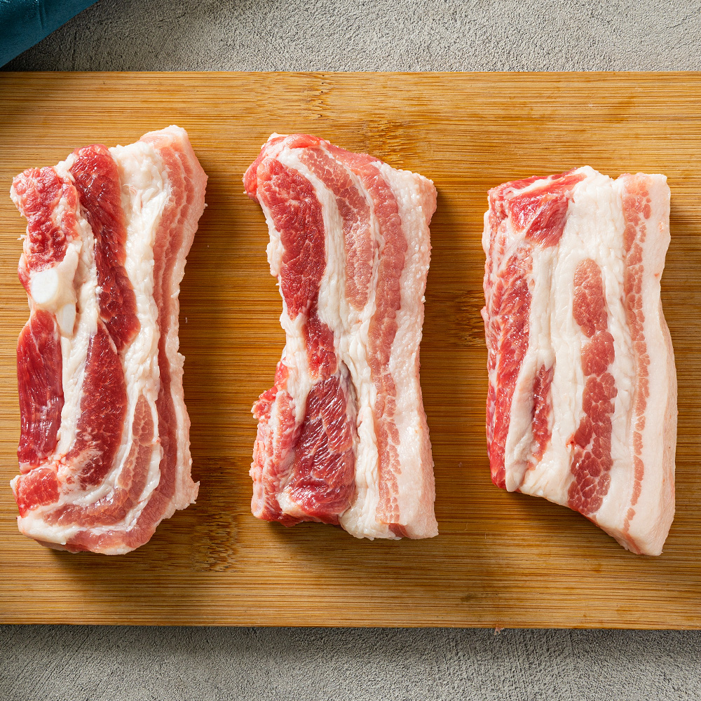 육즙 풍미 가득 국내산 한돈 돼지 삼겹살 돈마호크 오겹살 목살 항정살 수육 골라담기