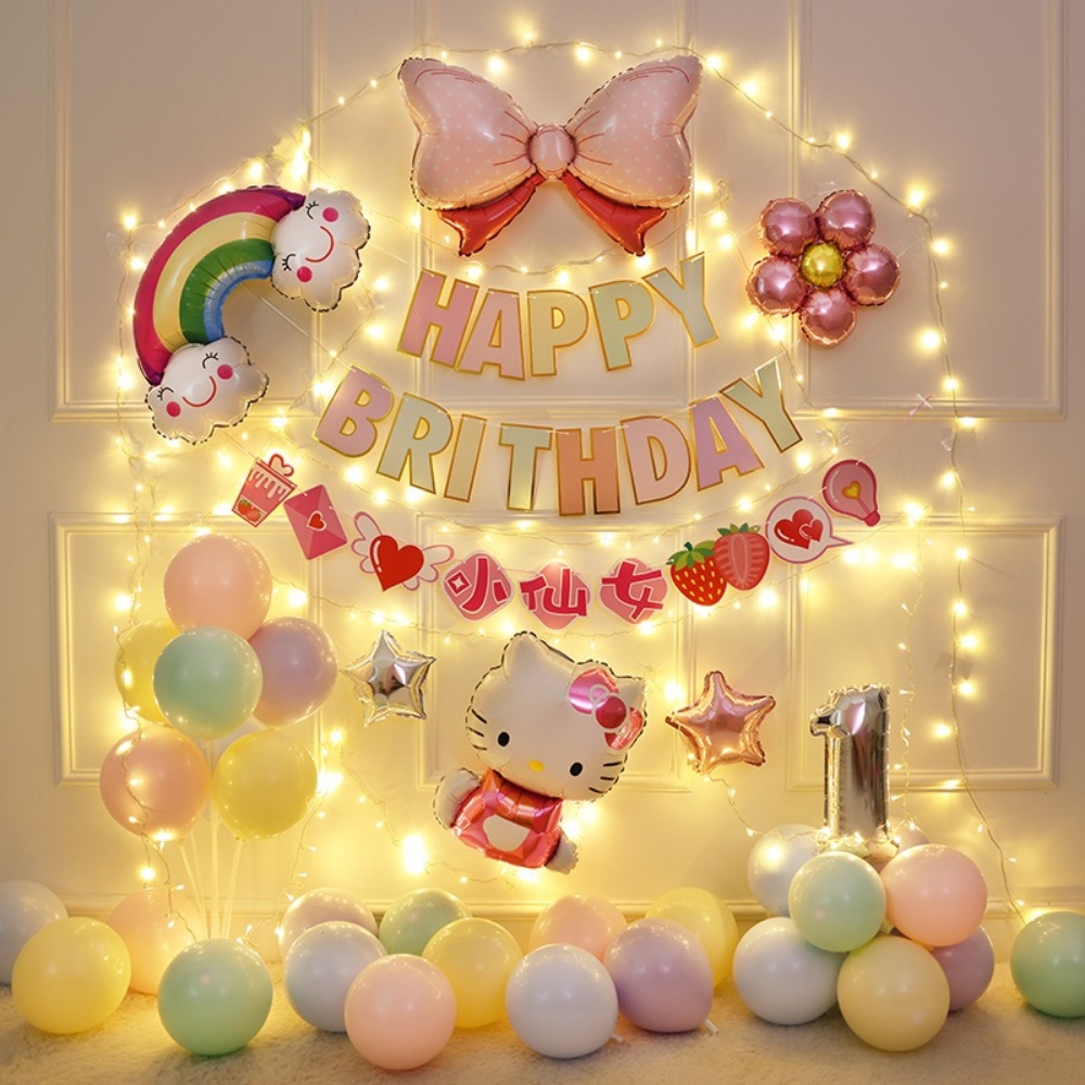 아이 생일파티 고급 풍선 세트 - 상세 이미지 2