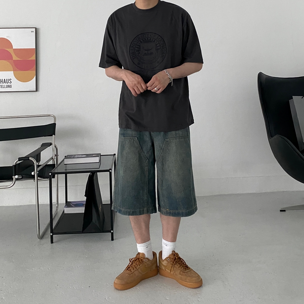 워크버뮤다 카펜터버뮤다 남자버뮤다반바지 이미지 6