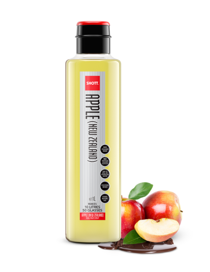 SHOTT 샷 시럽 뉴질랜드 애플 1000ml - 상품 이미지