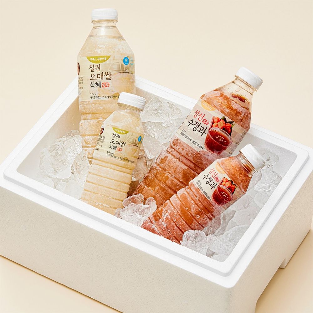 철원 오대쌀 수제 식혜 국내산 유기농 임산부 감주 500ml 10병 - 상세 이미지 5