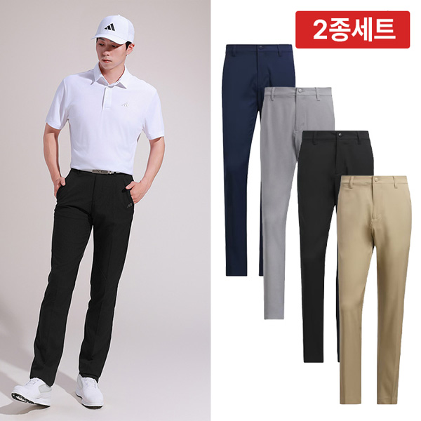 2종세트/ 아디다스 SS 써밋 남성 골프바지 일자핏 골프팬츠 남자 골프웨어