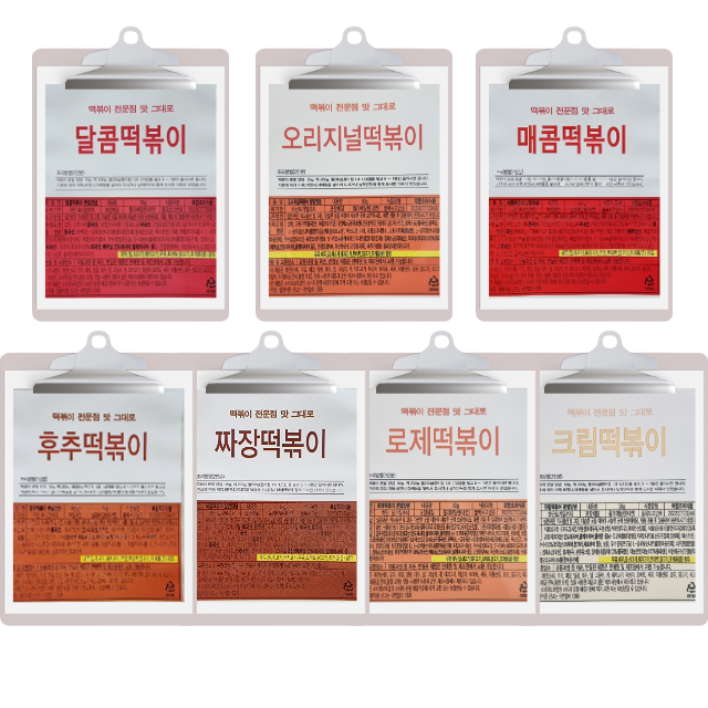 참나라 떡볶이소스 50g(2인분) 달콤 외 6종 - 메인 이미지