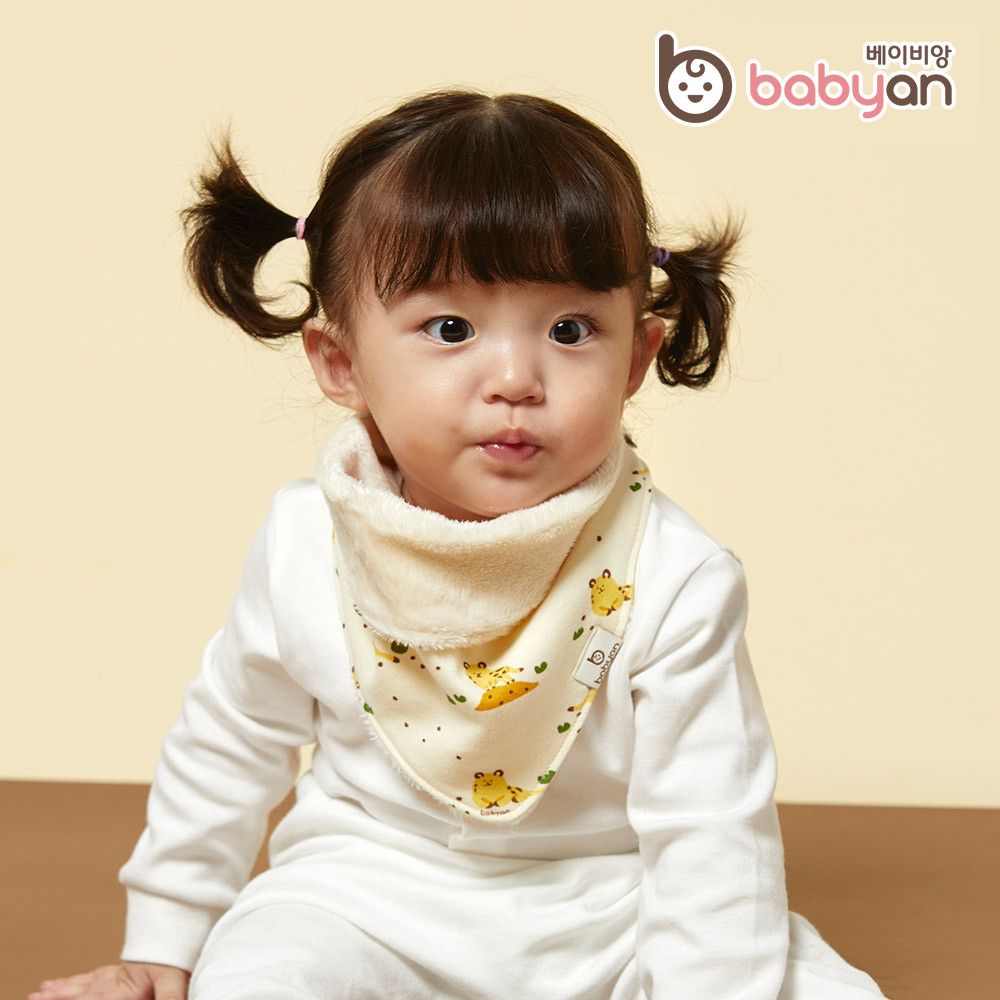 [넾다세일] 베이비앙 국내산 무형광 영유아 슈퍼푸드 양면 토마토마 스카프빕 - 상세 이미지 3