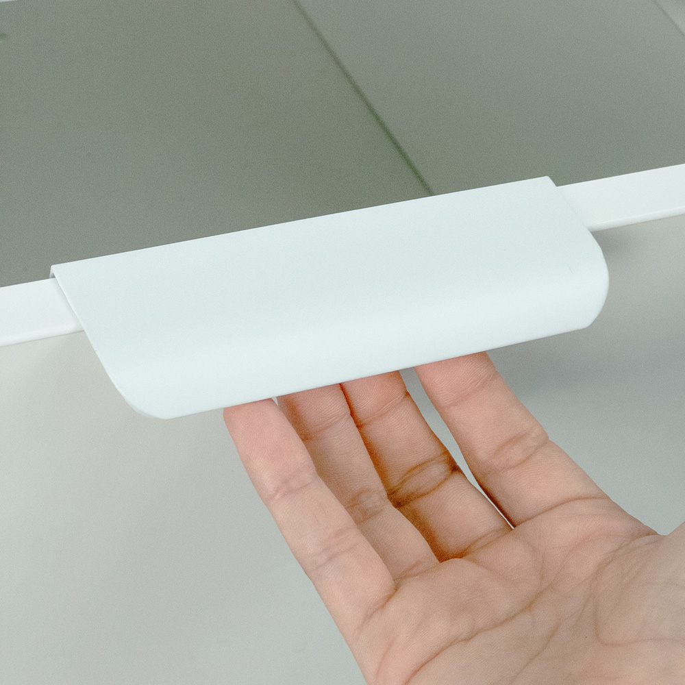 [4개입]히든 가구손잡이 서랍 붙박이장 신발장 싱크대손잡이 서랍장 옷장 장롱 도어 무타공