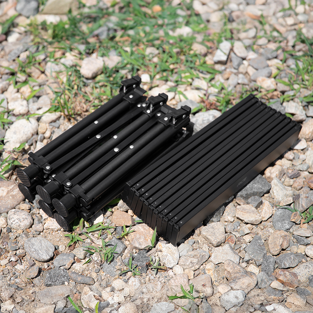 로티캠프 캠핑 테이블 롤 원액션 접이식 미니 피크닉 휴대용 URT 대형, 블랙