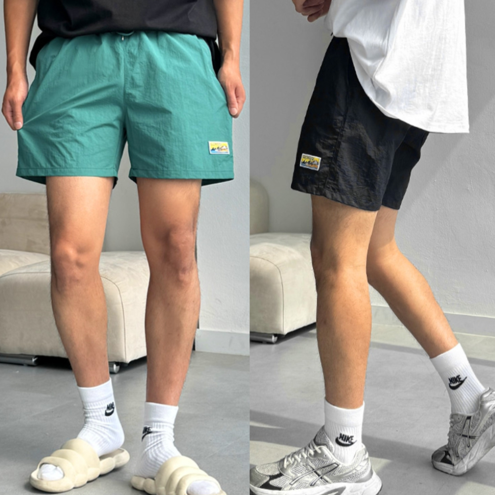 1+1 남자 불리 여름 3부 비치 스윔 방수 쇼츠 반바지