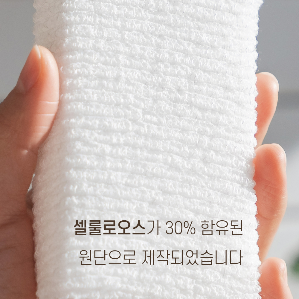 소프트버블 스펀지4+헹굼2, 국산 식물섬유 수세미, 셀룰로오스, 천연펄프, 풍성한거품 기름기제거 - 상세 이미지 4