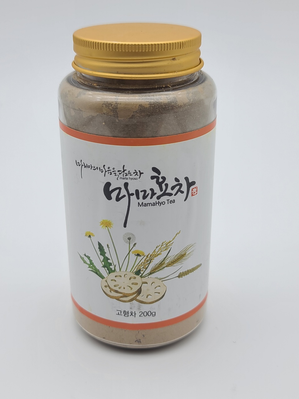 마마효차( 흑보리 누룽지 차, 연근 민들레차) 1통 200g