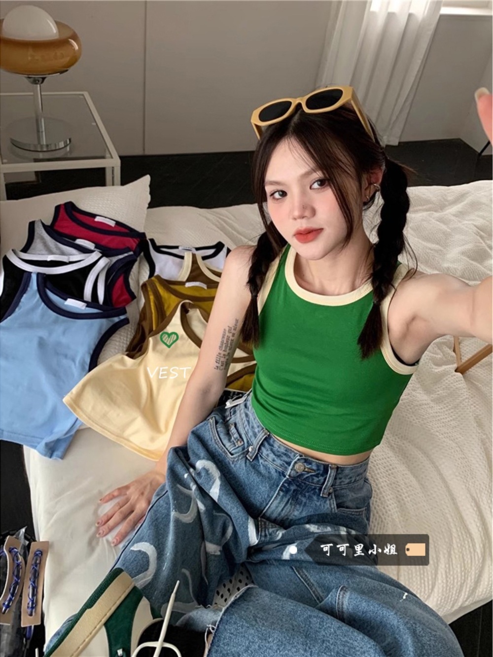 나솔사계 69회 조현아 나시 민소매 티셔츠 섹시한 여름 의상 옷 패션 - 상세 이미지 2