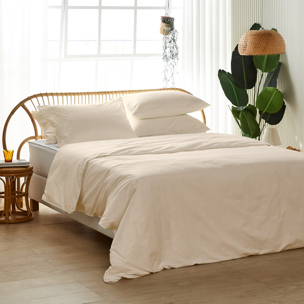 솔리드 순면 구스이불커버 호텔침구 SS