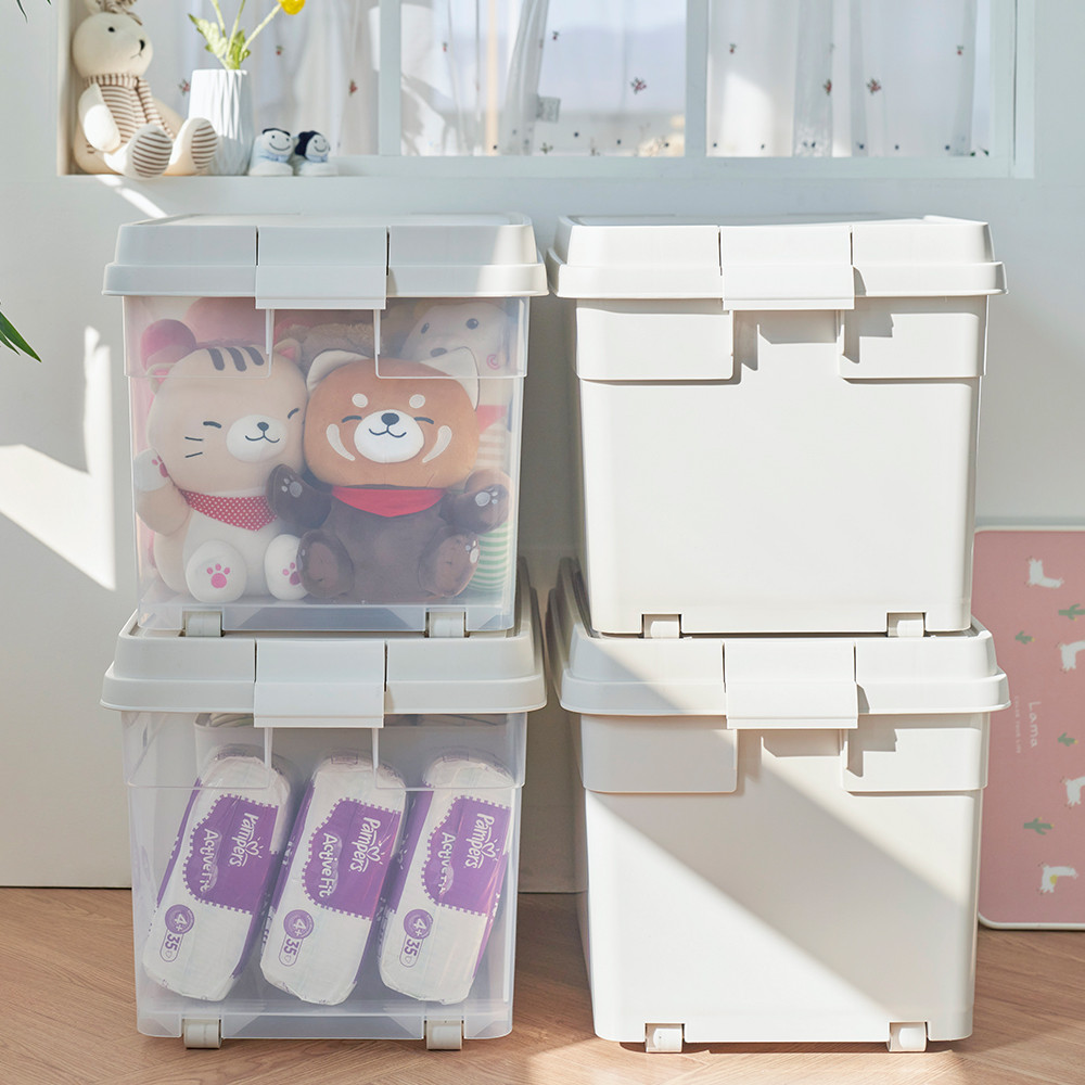 창신리빙 프랑코 퍼블릭 리빙박스 옷 정리함 90L