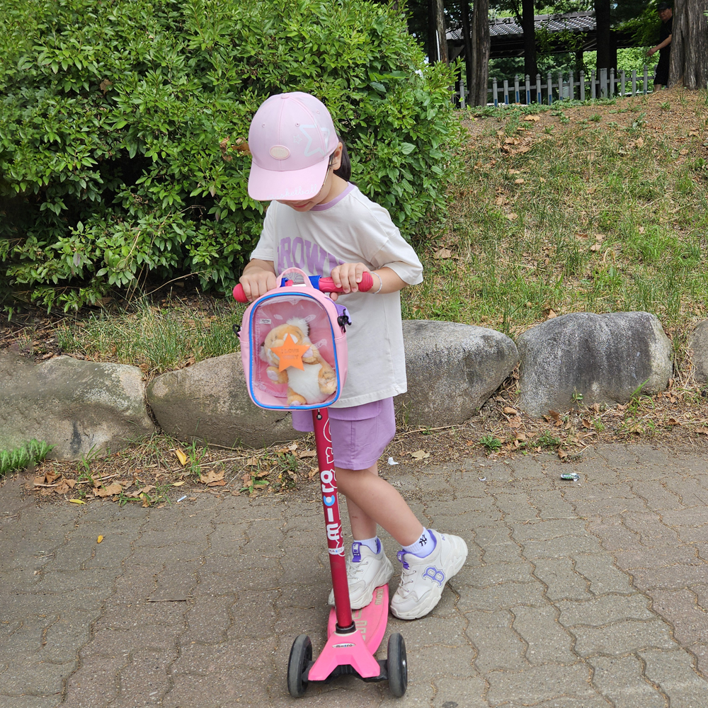 유아 아동 키즈 초등 학생 어린이 아이 킥보드 자전거 보조 핸들 바 방수 가방