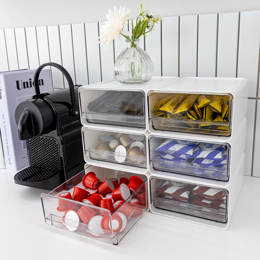 서랍형 펜트리 수납함 투명 서랍 정리함 리빙박스 약통정리함 소형