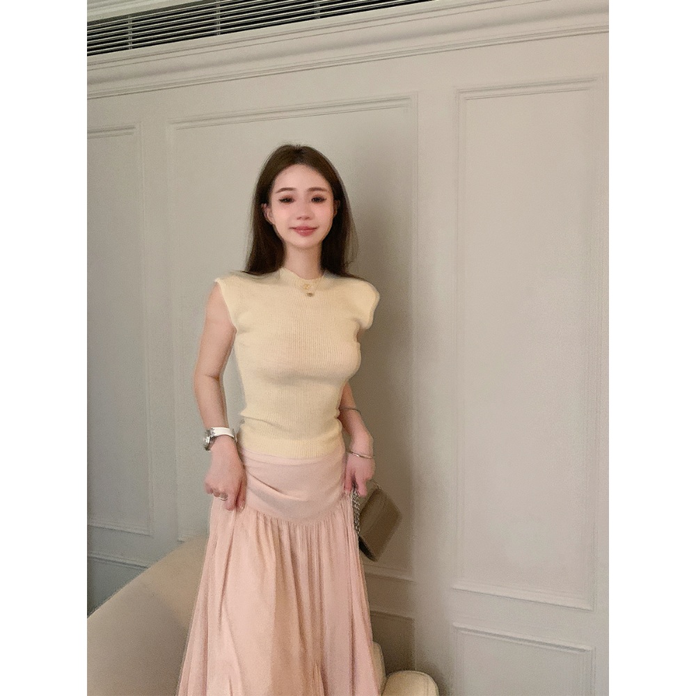 조선의 사랑꾼 49회 강수지 화이트 니트 반팔 페미닌 터틀넥 의상 옷 패션 - 상세 이미지 2