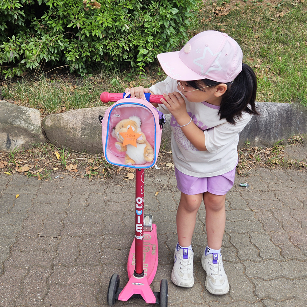 유아 아동 키즈 초등 학생 어린이 아이 킥보드 자전거 보조 핸들 바 방수 가방