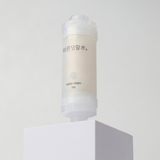 바른생활수 프리미엄 비타민 샤워필터 염소 녹물제거 샤워기 필터 unscented