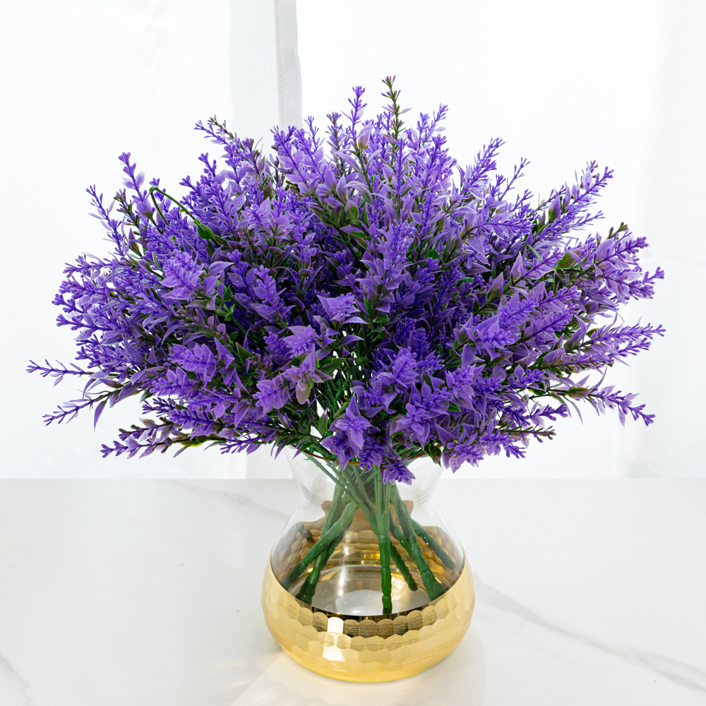 할메이드 생화같은 조화 꽃 hf42 라벤더 1p 이미지 2