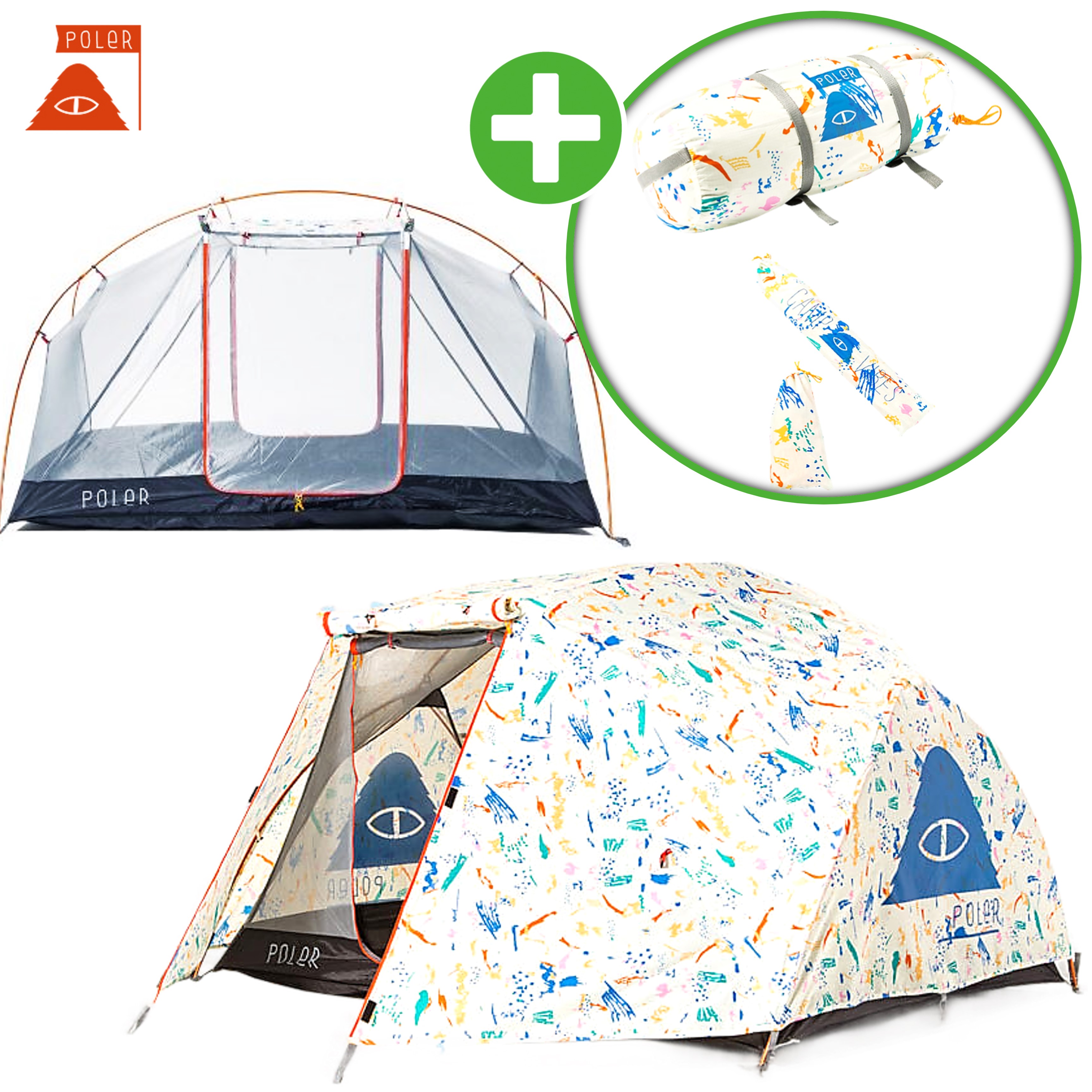 폴러투맨 폴러 스터프 텐트 쉘터 백패킹 그늘막 경량 화이트 펄 25년신형