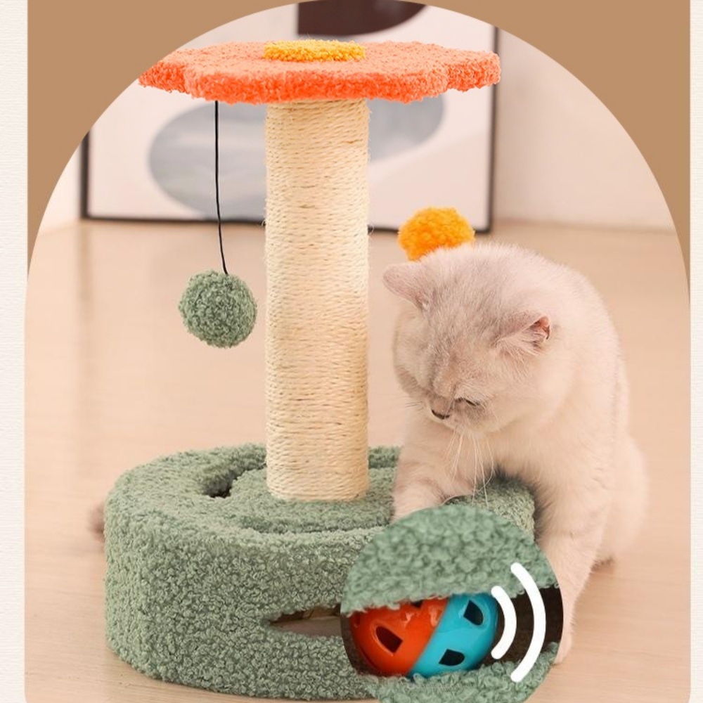 고양이 스크래쳐 놀잇감 뚱냥이 아기고양이 - 상품 이미지