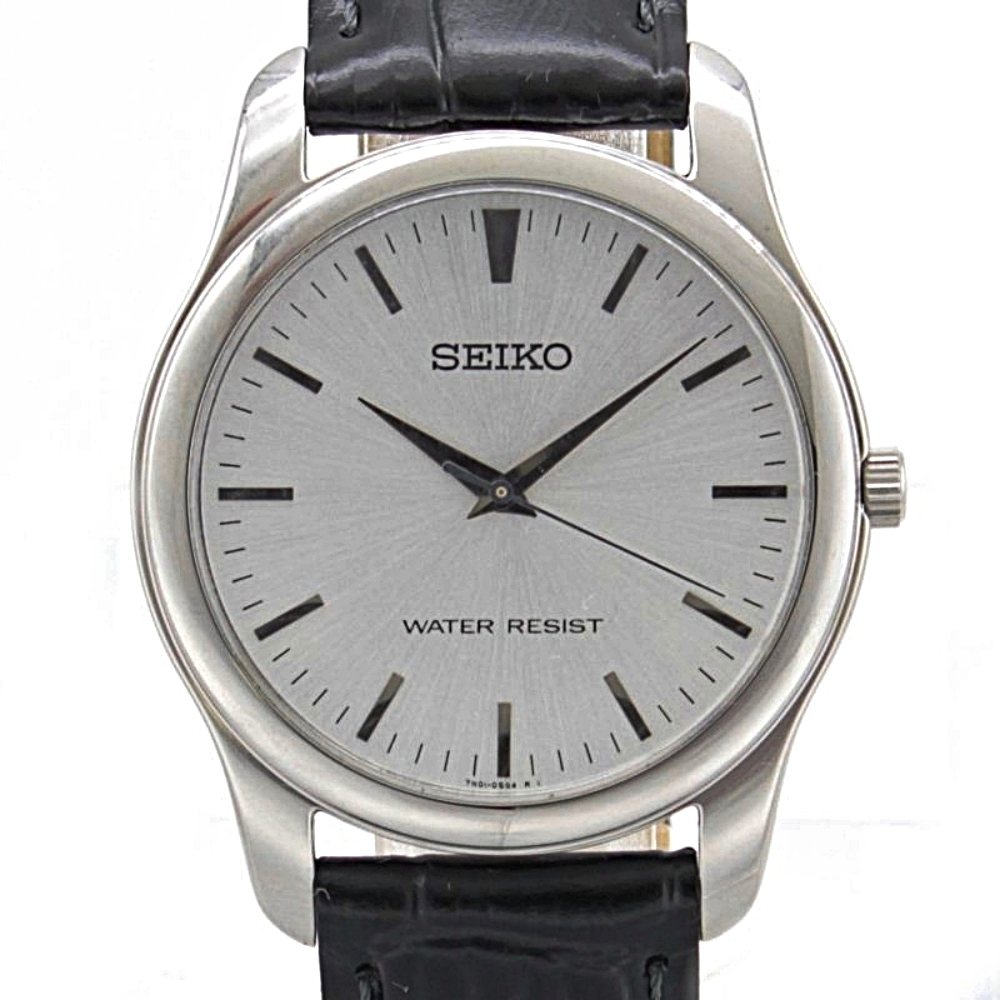 세이코 SEIKO 스피릿 클래식 남자 손목 캐주얼 드레스 시계 SCXP031 실버 - 메인 이미지