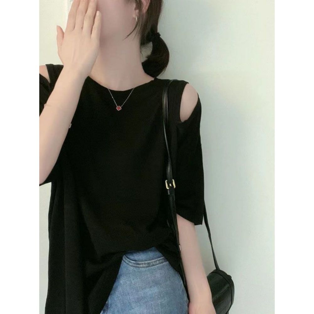 조선의 사랑꾼 49회 이수민 오프숄더 티셔츠 어깨 트임 줄무늬 의상 옷 패션 - 상세 이미지 2