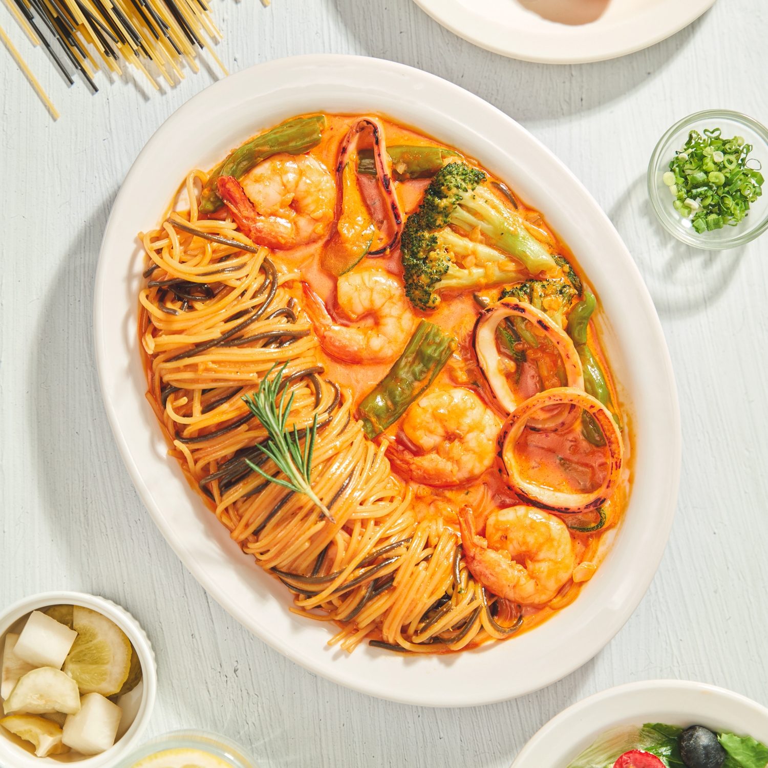 그로또 멕시코 크림 파스타 2인분 960g 홈파티 캠핑음식 요리 밀키트 - 상품 이미지