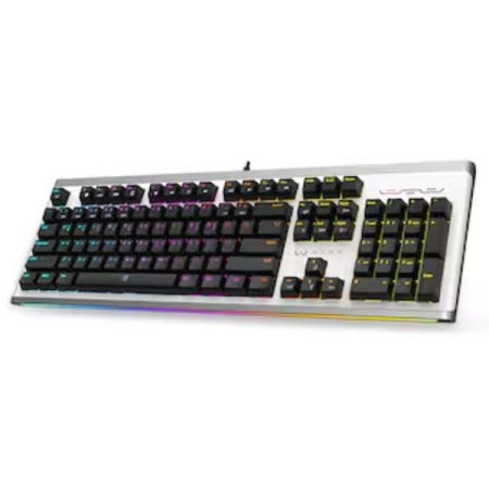 마이크로닉스 WARP WK-1 마닉축 RGB 게이밍 기계식 키보드 화이트 (갈축)