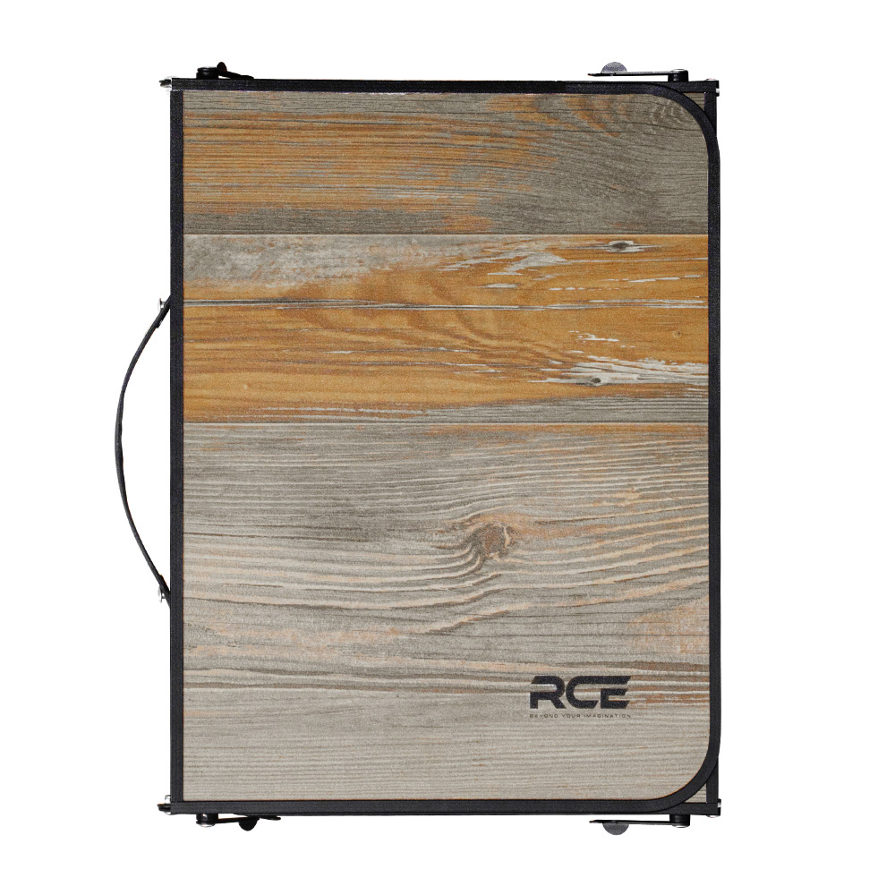 로티캠프 캠핑 테이블 원액션 접이식 미니 피크닉 경량 좌식 휴대용 다크우드