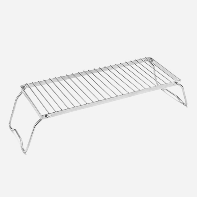 KOOLMAN(쿨맨) 다용도 스텐 받침대 테이블 대형(44cm), 실버