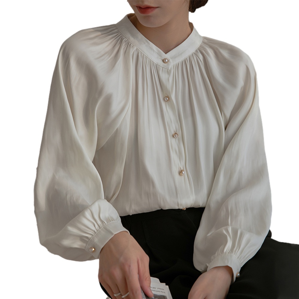 용감무쌍 용수정 45회 임주은 블라우스 셔츠 최혜라 실크 퍼프 의상 옷 패션 - 상세 이미지 5