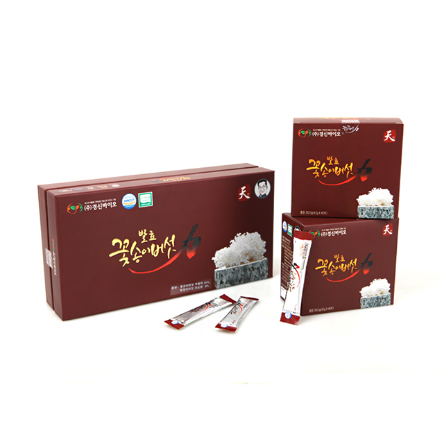 경신바이오 발효 꽃송이버섯 가루 가루효 천 스틱형 6개월+1개월 추가