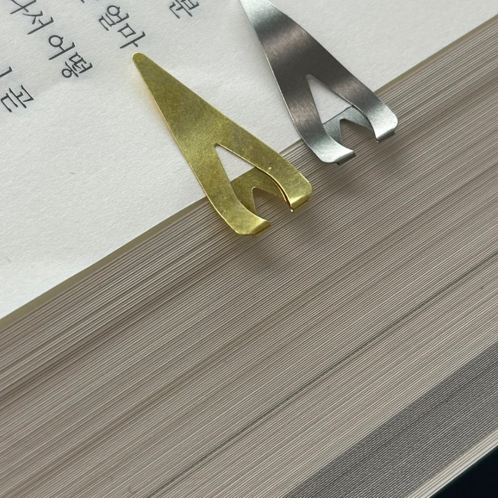 북 다트 마크 마커 클립 홀더 금속 책갈피 책 집게 고정 집게 독서 용품 선물 템 이미지 6