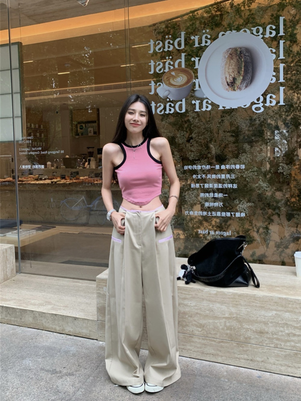 나솔사계 69회 조현아 나시 민소매 티셔츠 데일리 트렌디 의상 옷 패션 - 상세 이미지 4