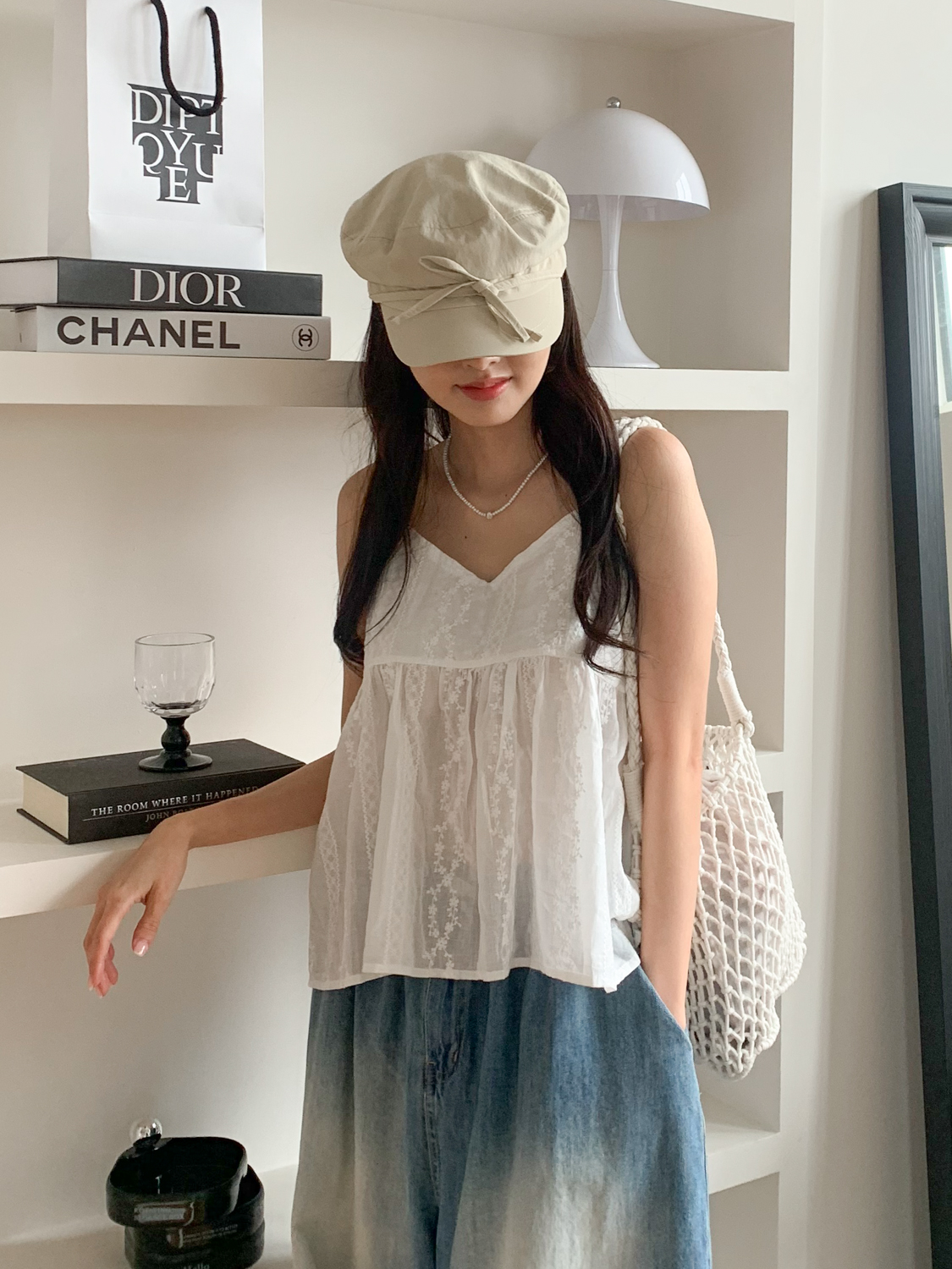 코티 리본 방수 장마 마도로스 헌팅캡 베레모 모자 3color 상세 이미지 12