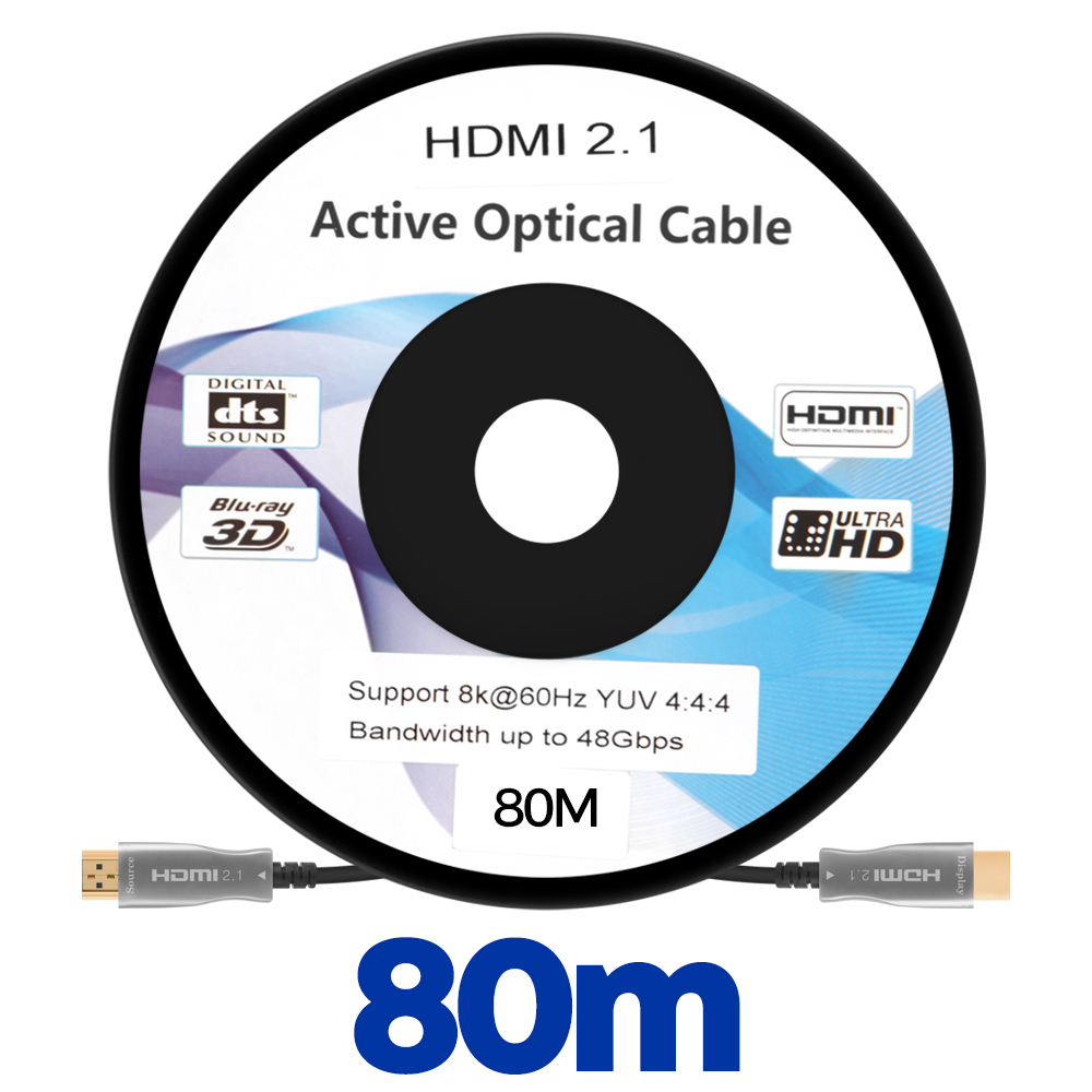 넥스트유 HDMI2.1 8K UHD AOC 하이브리드 광케이블 7HAOC 80m, 1개 - 상세 이미지 3