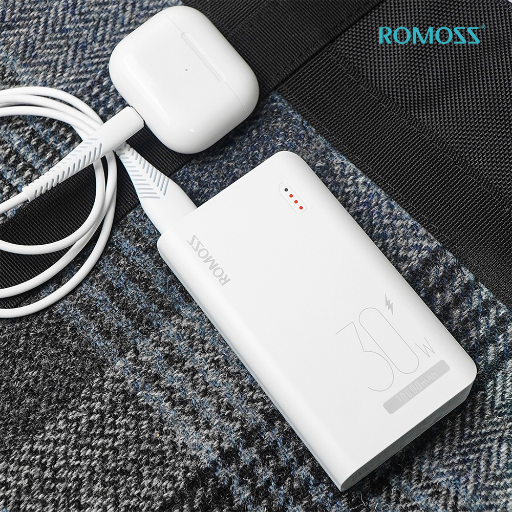 로모스 30W 초고속충전 10000mAh 휴대용 보조배터리 sense4S Pro