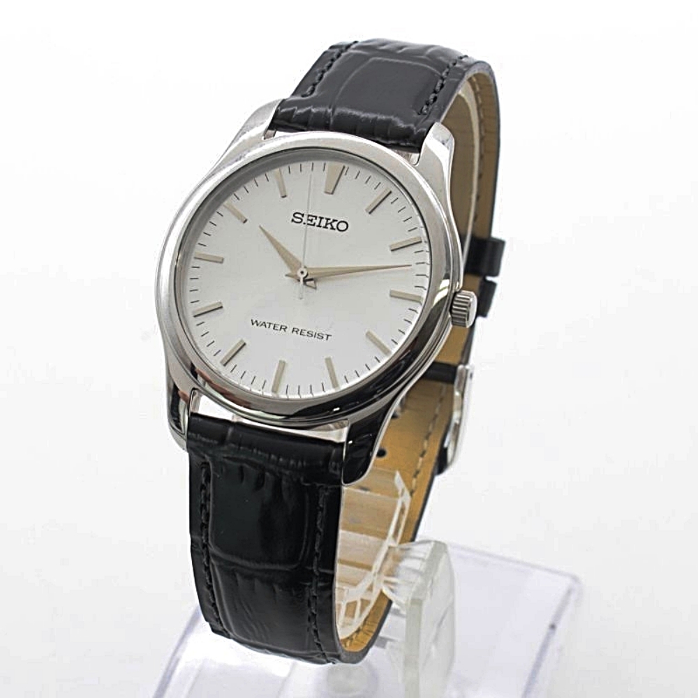 세이코 SEIKO 스피릿 클래식 남자 손목 캐주얼 드레스 시계 SCXP031 실버 - 상세 이미지 2