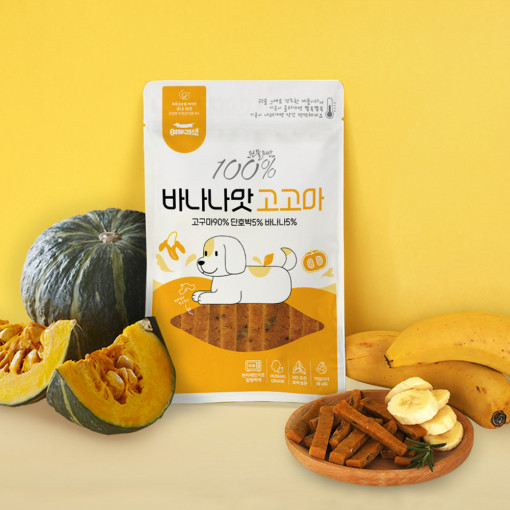 고고마 강아지 과일 고구마 간식 코코넛, 75g, 1개 - 상세 이미지 3