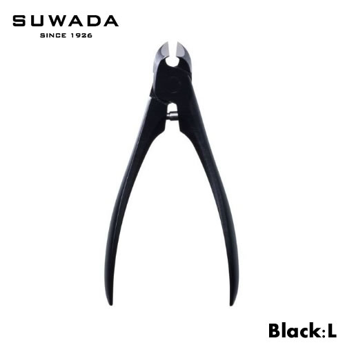 스와다 suwada 손톱깎이 네일 케어 도구 클리퍼 블랙 L - 상품 이미지